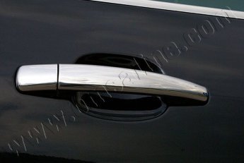 Хромированные накладки на ручки Peugeot 308 2007->