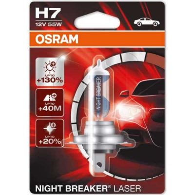 Автолампы H7 Osram Night Breaker Laser +130 % 12v 55w