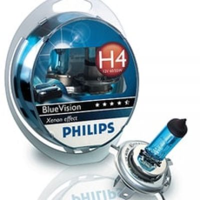 Галогенные лампы Philips H4 Blue Vision Ultra 4000K