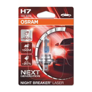 Галогенные лампы Night Breaker Laser H7 Next Generation 64210NL +150%